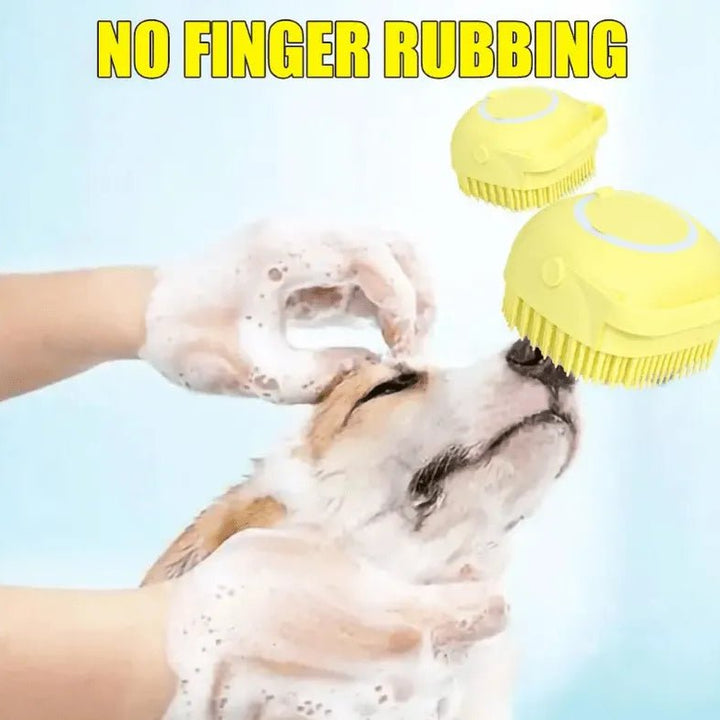 Cute Dog Bath Brush for Effortless Grooming and Gentle Cleaning - JayJay Co.
