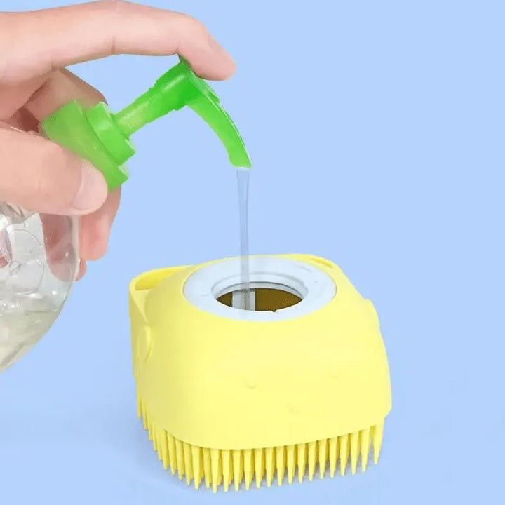 Cute Dog Bath Brush for Effortless Grooming and Gentle Cleaning - JayJay Co.