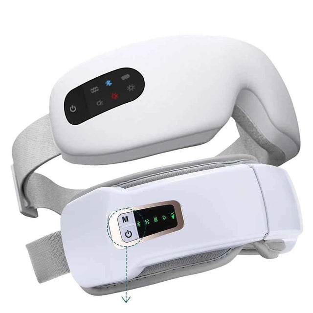 Heated Eye Massager with Vibration & Bluetooth - JayJay Co.