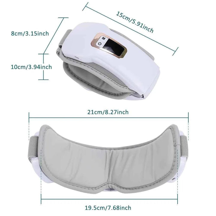 Heated Eye Massager with Vibration & Bluetooth - JayJay Co.