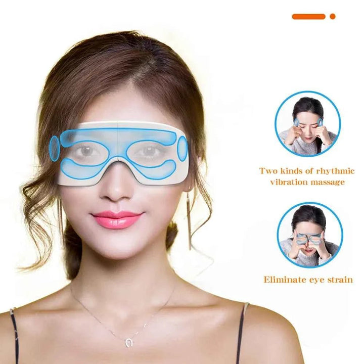 Heated Eye Massager with Vibration & Bluetooth - JayJay Co.