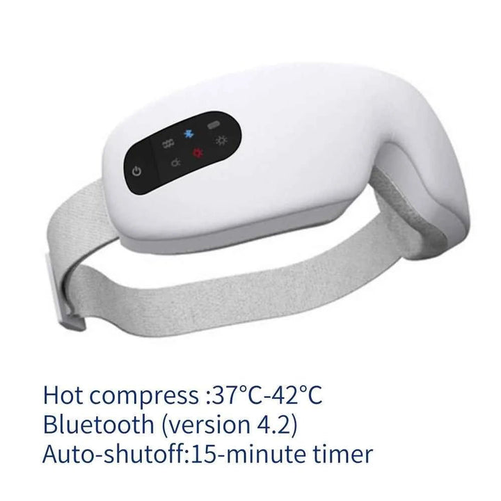 Heated Eye Massager with Vibration & Bluetooth - JayJay Co.