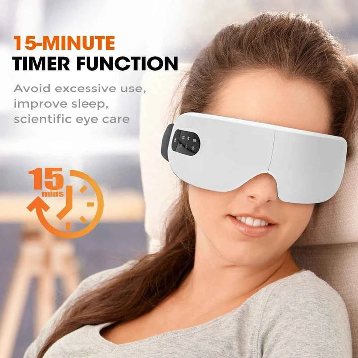 Heated Eye Massager with Vibration & Bluetooth - JayJay Co.