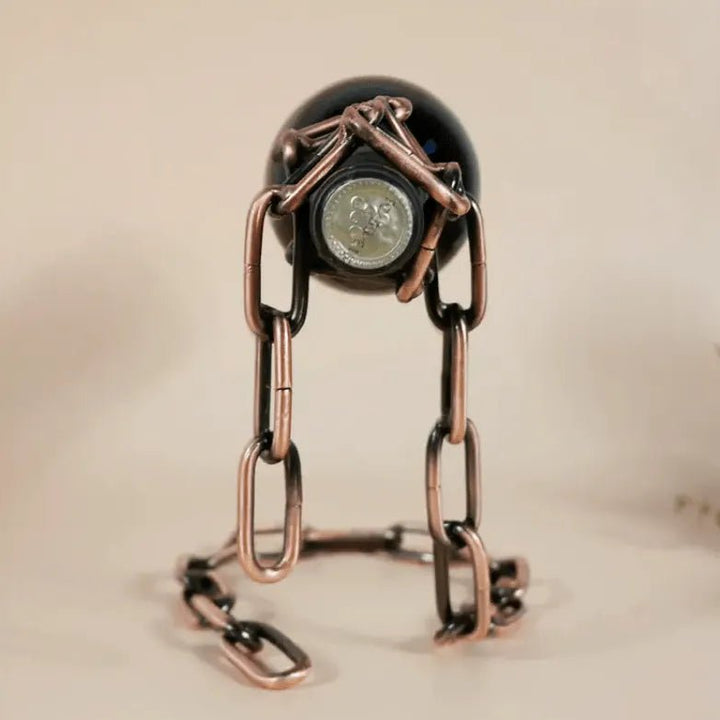 Magic Iron Chain Wine Holder - Unique and Artistic Wine Bottle Stand - JayJay Co.