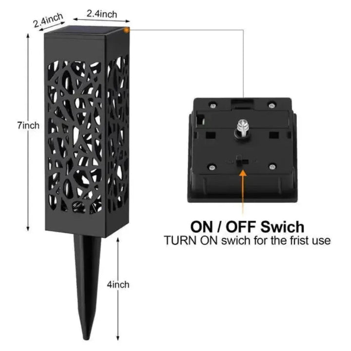 Solar Powered Waterproof Vintage Garden Light - Perfect Solar Garden Light for Outdoor Spaces - JayJay Co.
