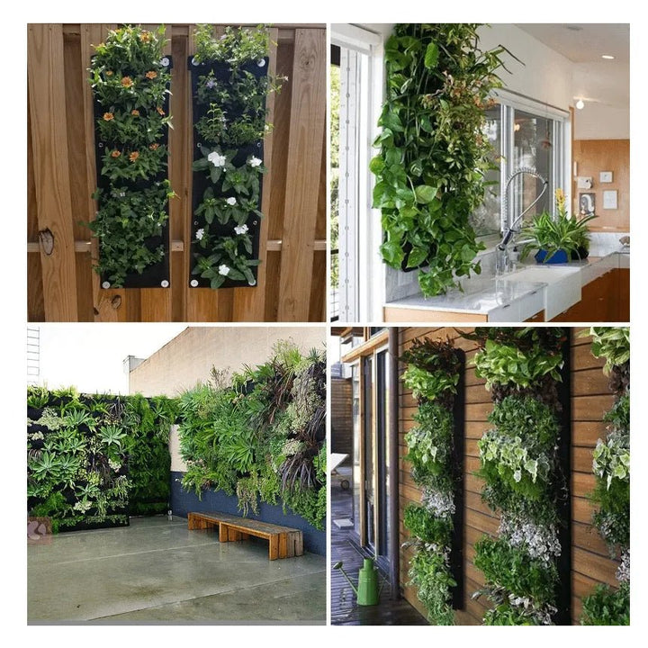 Vertical Hanging Garden Pots for Space - Saving Flower Display - JayJay Co.