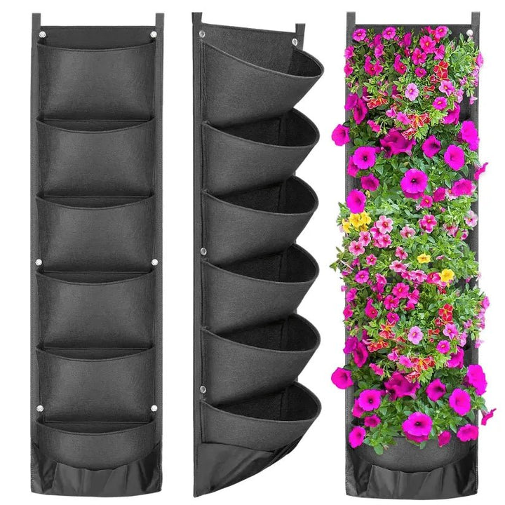 Vertical Hanging Garden Pots for Space - Saving Flower Display - JayJay Co.