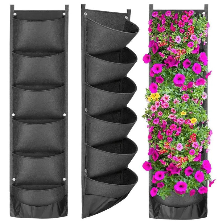 Vertical Hanging Garden Pots for Space - Saving Flower Display - JayJay Co.