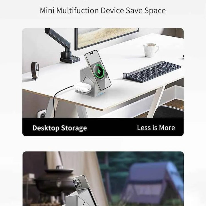 Wireless Charger With Auto Rotating Dock - JayJay Co.