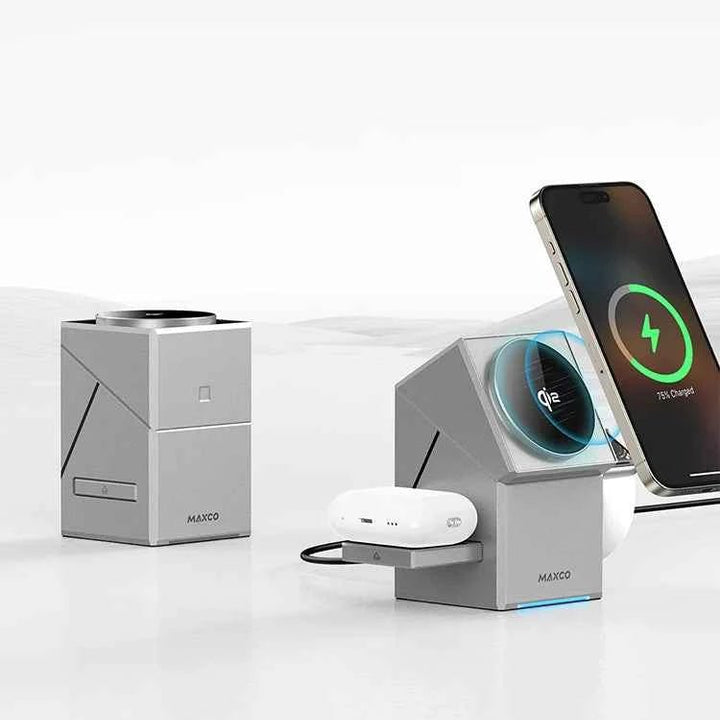 Wireless Charger With Auto Rotating Dock - JayJay Co.