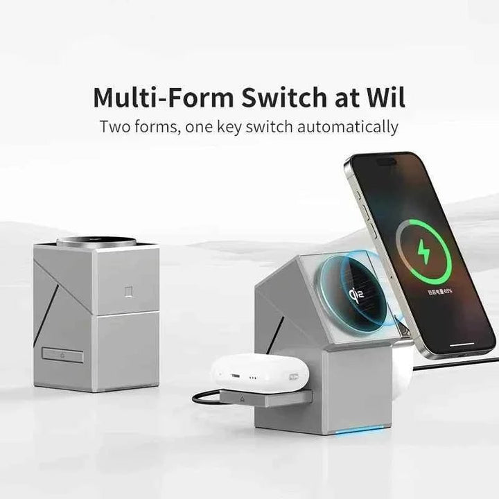 Wireless Charger With Auto Rotating Dock - JayJay Co.